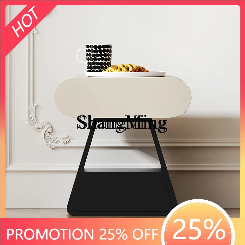 

ZYY household simple modern bedroom wireless charging USB socket bedside table