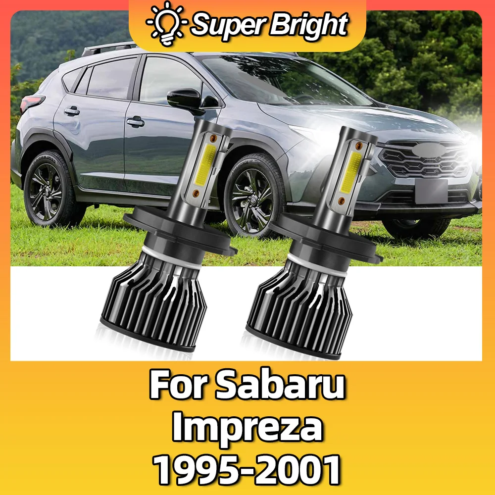 

Auto 6000K White LED 10000LM Headlights H4 High Power 100W Lamps 12V Light For Sabaru Impreza 1995 1996 1997 1998 1999 2000 2001