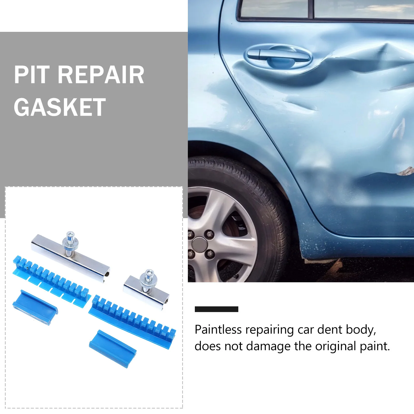 مجموعة أدوات بدون طلاء، جودة ممتازة، تصميم مريح بدون نتوءات لإزالة خدوش حائل الجسم التلقائي مع السحب #2