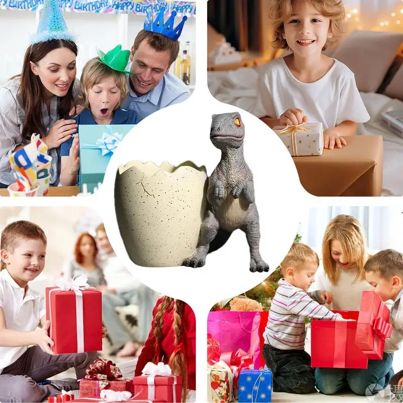 حامل قلم ديناصور ملحقات سطح المكتب منظم تخزين منظم مكتب أنيق لطيف منظم تخزين ملحقات سطح المكتب