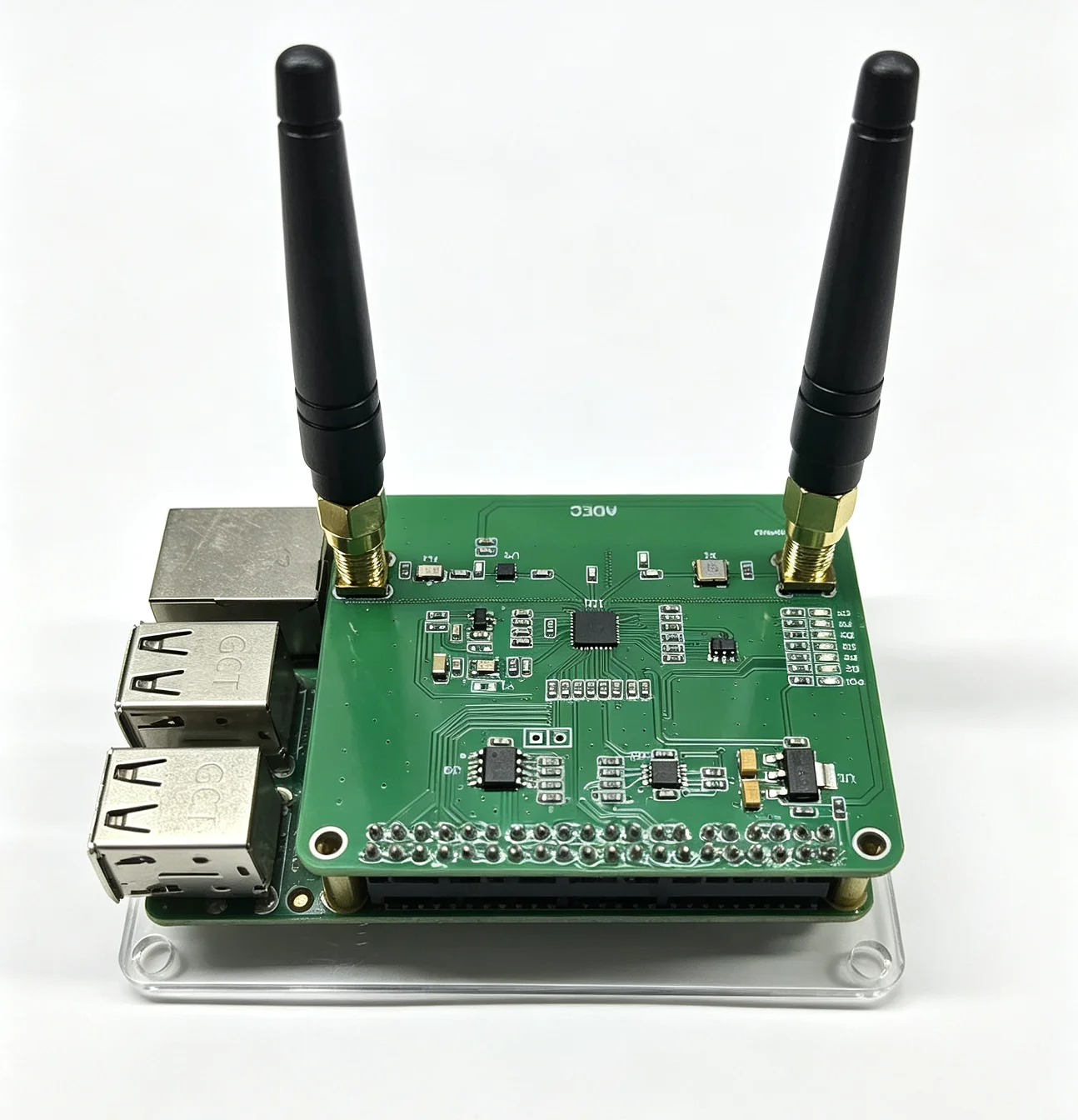 HAM TETRA TMO HAT SXceiver HAT Duplexer UHF 430-440MHz For Raspberry PI 3B/3B+/4B/5B Z32IT Open Source