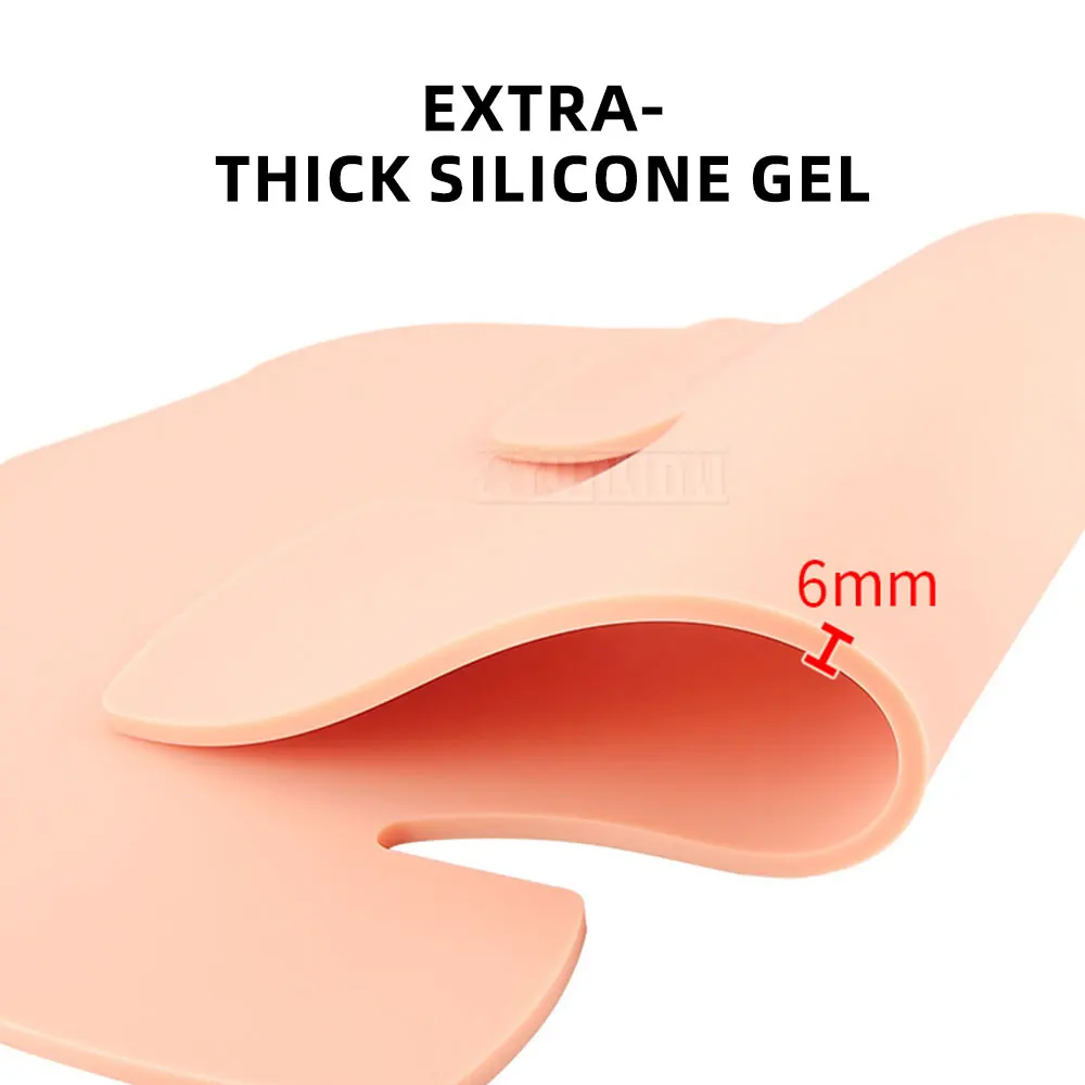 Tattoo Practice Skin Full Back Tattoo Silicone Practice Skin Thick Side Soft Artificial Skin for Tattoo