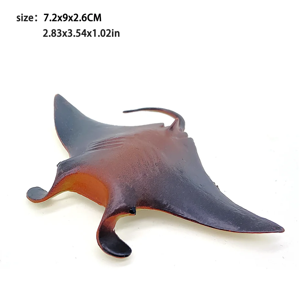Ozeantiermodell: Seepferdchen, Seestern, Hummer, Krabbe, Hufeisen, Oktopus, Sägebisch, Manta-Strahlen, Strahlen, biologisches Unterwasserspielzeug – Detail 11
