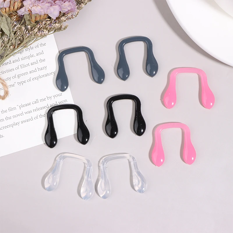 5Pcs Silicone U Shaped Nose Pads Eyeglasses Nose Clip Nose Bridge Anti Slip Holder Eyewear Accessories