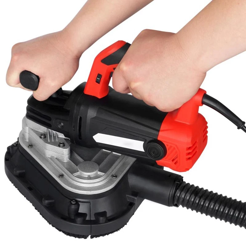 New 220V 2.45kw Three head hand sander hand grinder trimming machine Hand held floor grinder Standing grinder
