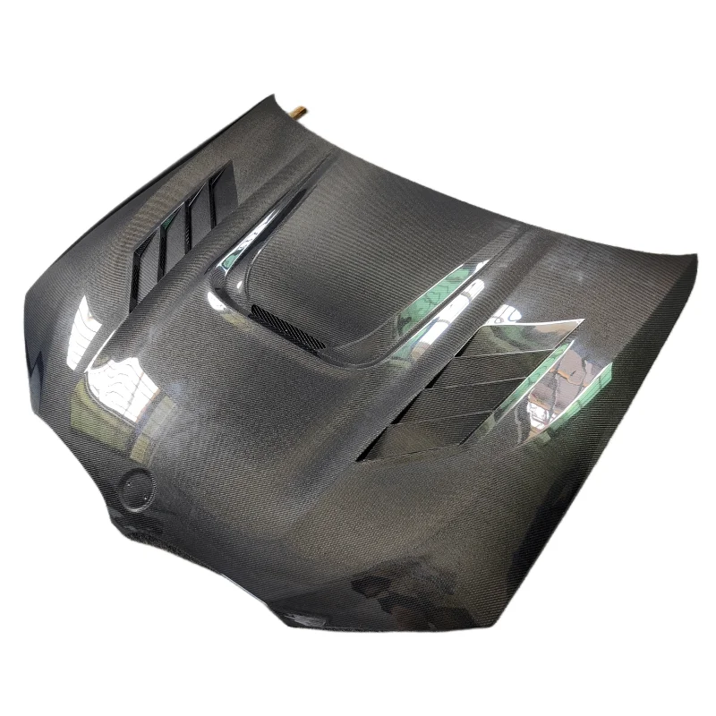 High Quality Ultra Light Decorative Carbon Fiber AE Style Perforated Engine Hood for 19-23 for F98 X4M F97 X3M Front Lip Side