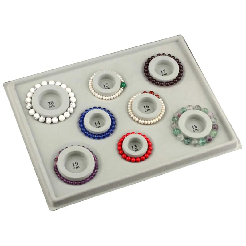Papan Desain Manik-manik ABQR, Papan Desain Gelang, Papan Manik-manik Berlapis, Alas Papan Manik-manik, Organizer Perhiasan Kalung -B