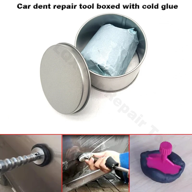 Automotive Dent Repair Tool Box Single Piece Cold Glue Dent Repair Accessories Puller Gasket