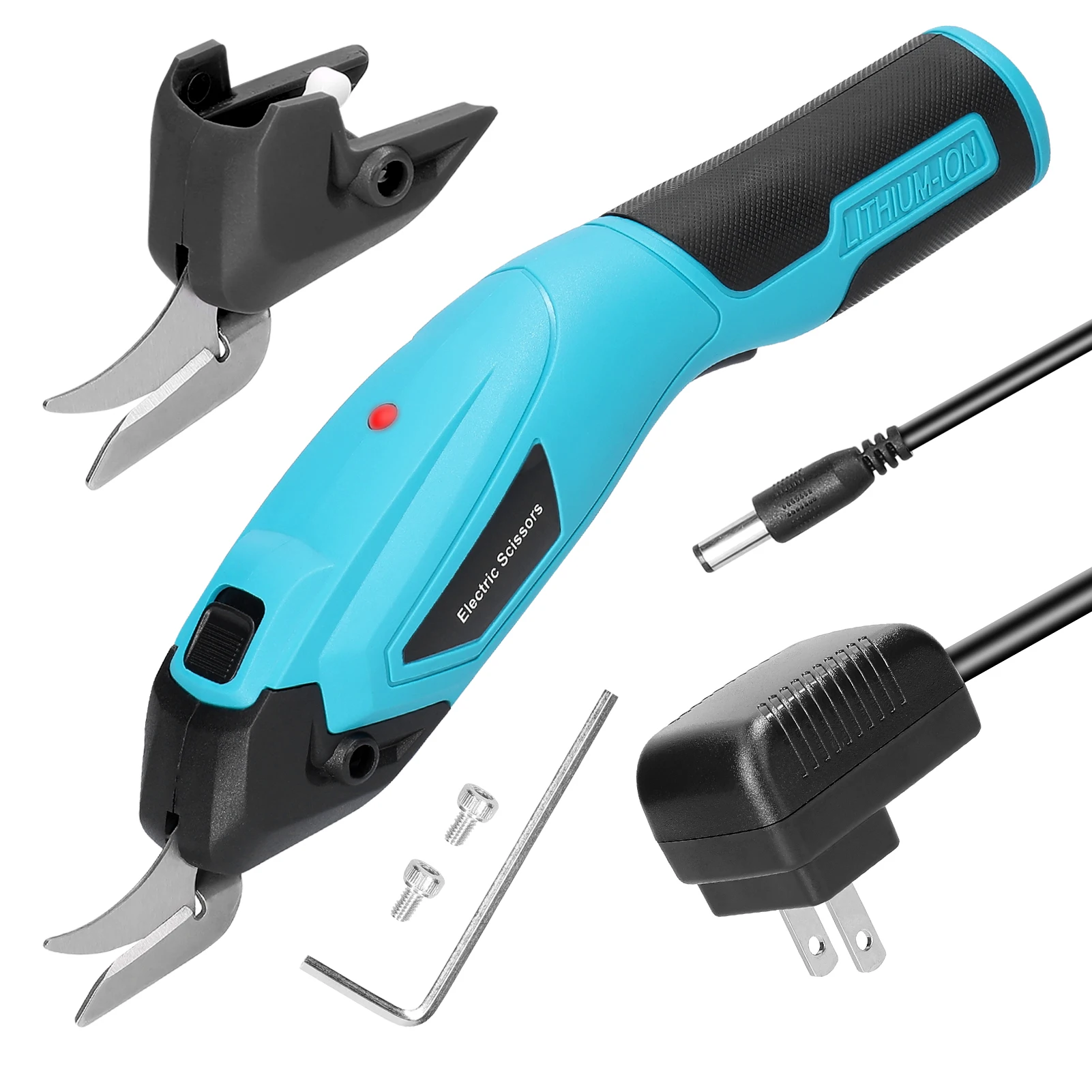 

Handheld Electric Cloth Cutter Brush Motor Portable Fabric Cutting Machine with 60° Tungsten Steel Blades for Sponge Leather