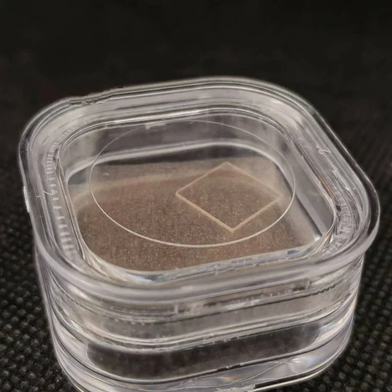 LYSO scintillation crystal blanks (10*10*0.5mm) are available in stock and can be ordered from universities