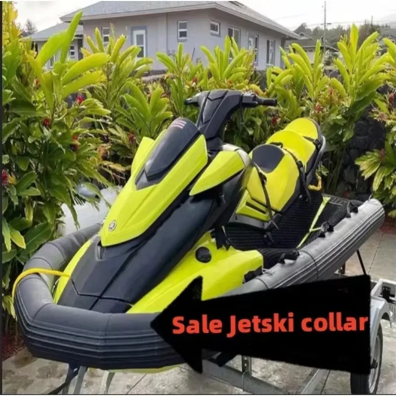 New Design Jetski Boat Jet Ski Powered Inflatable Tender Mixes a Jet Ski With an Inflatable Boat Safety Pontoon Collar
