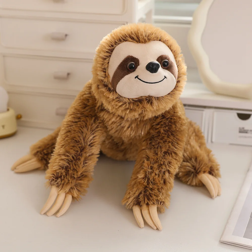 

Simulation Sloth Doll Lovely Plush Sloth Plush Toys Stuffed Soft Animal Sloth Dolls Kawaii Toy Nice Birthday Christmas Gifts
