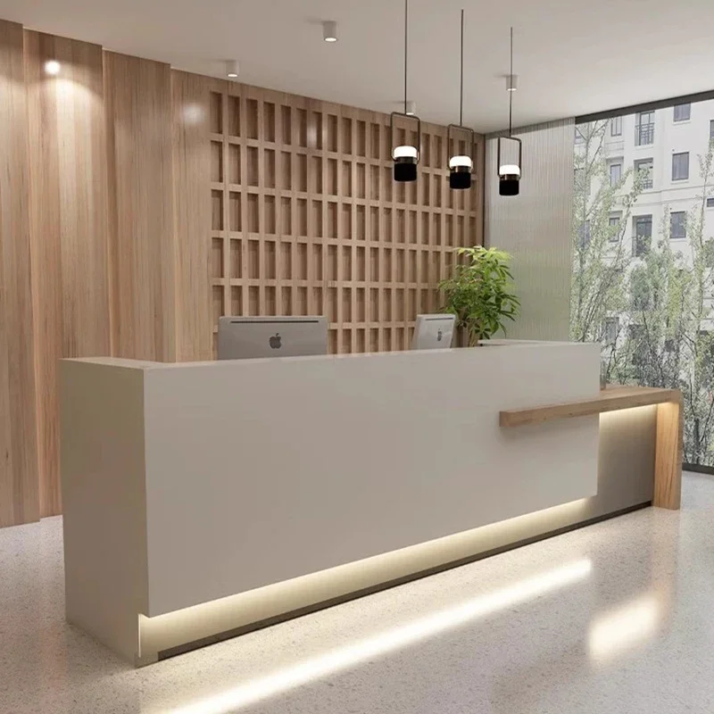 For European Front Reception Desks Podium Restaurant Tables Pulpitos Standing Office Counter Executive Mostrador Unique Furnitur