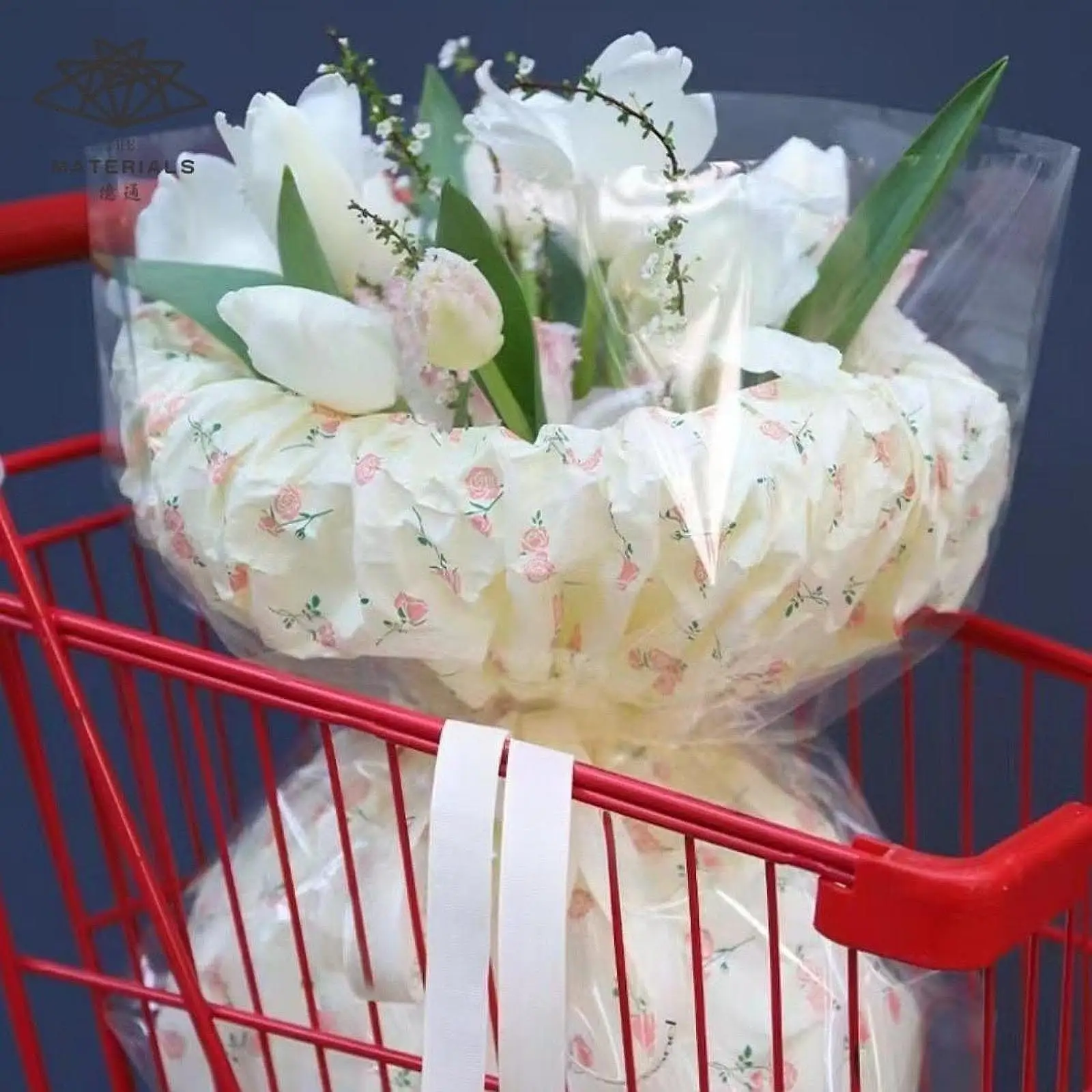 Floral Wrapping Paper Florist Supplies Bouquet Packaging Paper for Wedding Mother's Day Engagement Gift Packaging DIY Crafts