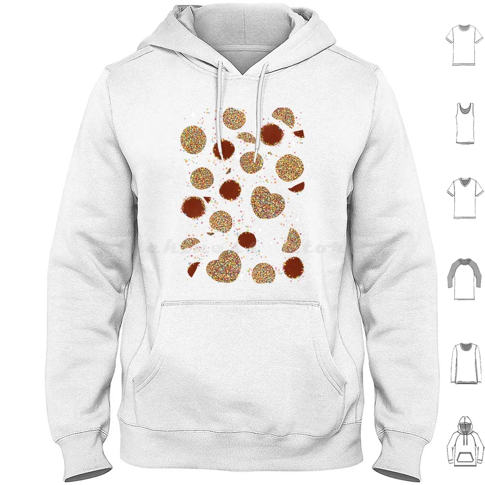 Chocolate Freckles-Orange Hoodies Long Sleeve Make Merriness Makemerriness Chocolate Freckles Freckles 100S And 1000S