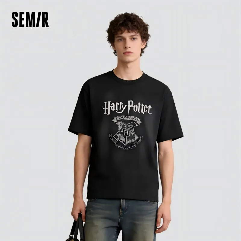 Semir Short Sleeve T-shirt Men 2025 New Couple Summer Outfit Bacteriostatic Cool Feeling T-shirt