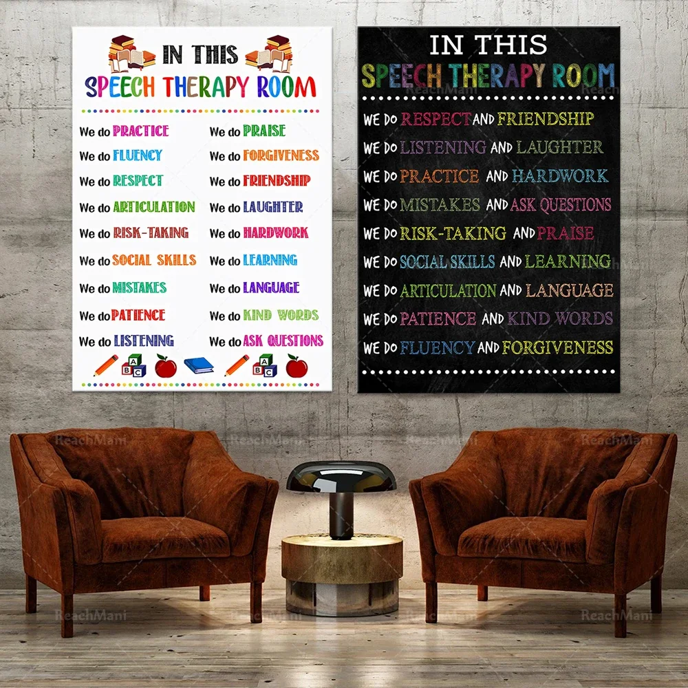 In this speech therapy room poster, speech language pathologist, speech language pathologist office decoration, classroom decora