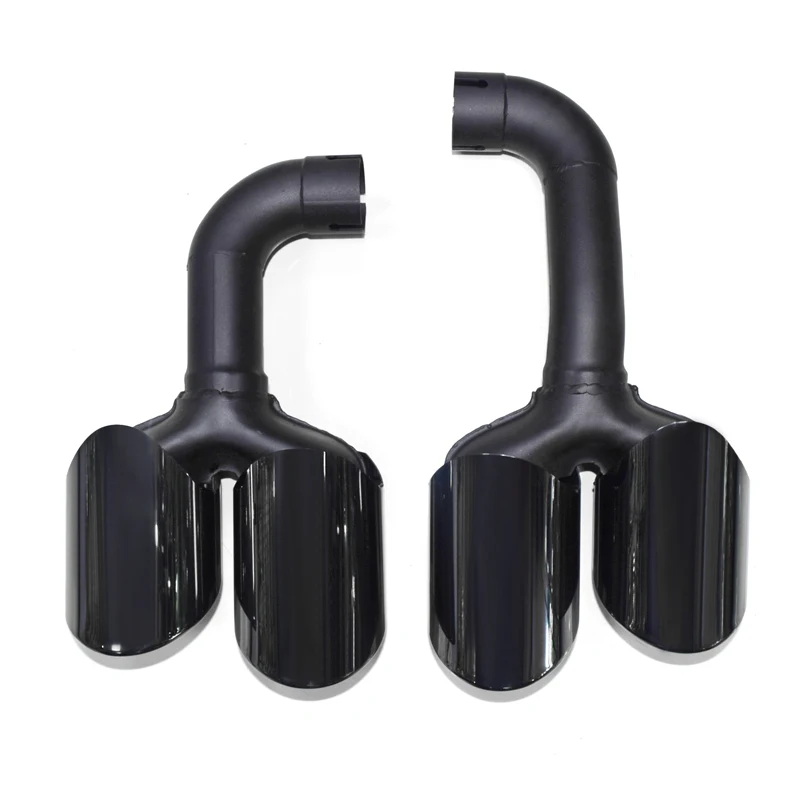Quad uitlaatsierstukken voor BMW X3 G01 X4 G02 2018-2021 (ALLEEN 20i/30i) - X3M Look Upgrade (vereist M diffuser)