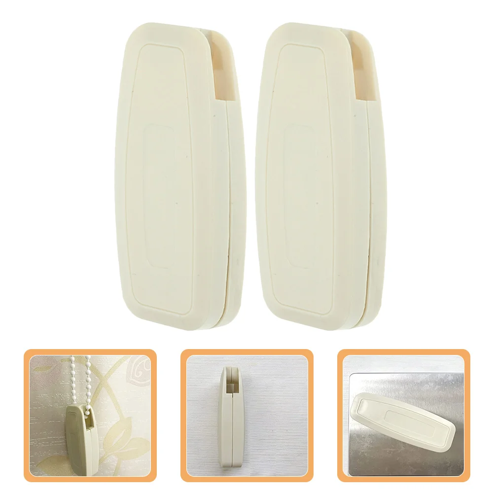 2 Pcs Curtain Venetian Blind Handle Window Blinds Shade Pull End Pom Cord Weight for Windows