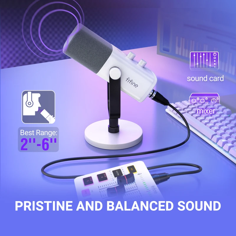 Microfone Dinâmico Fifine XLR — foto 2