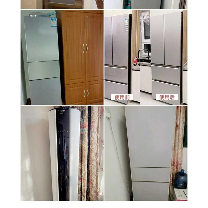 The Fridge Sticker All Post Double Door Adornment Renovation Decorative Waterproof Adhesive Cupboard Door Air Conditioning Ambry