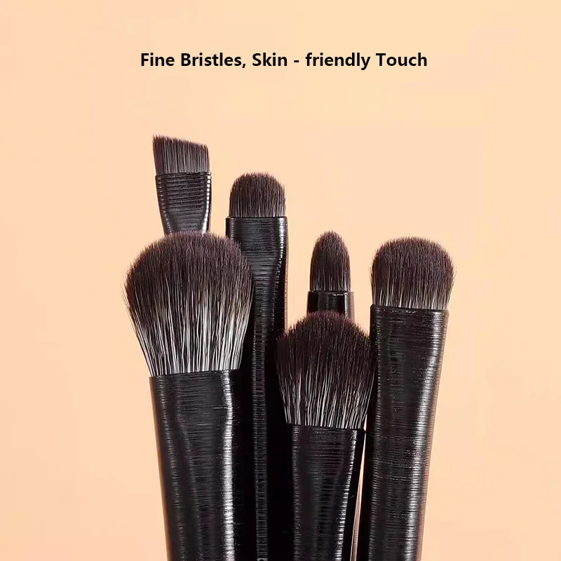 10개 울트라 소프트 아이 메이크업 브러쉬 세트 - 아이섀도우 블렌딩 언더 아이 아이라이너 앵글 브로우 디테일링 브러쉬 키트