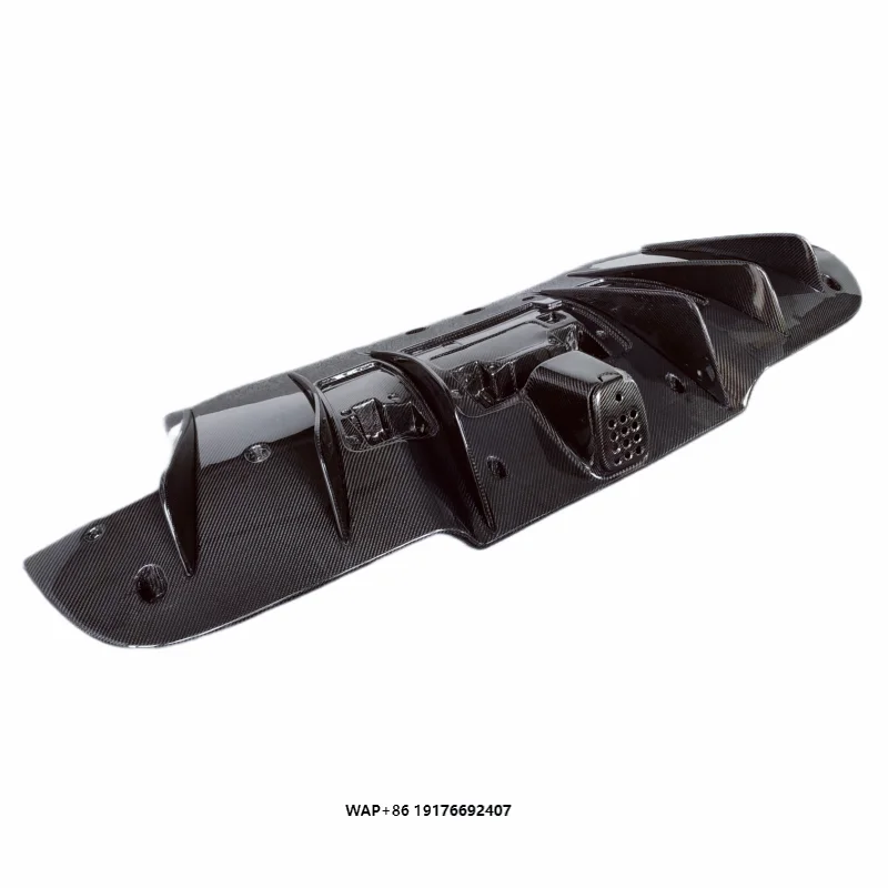 

Dry Carbon Fiber N-style Rear Diffuser for 488 GTB Spider Body Kit Front Bumper Edge Side Skirts