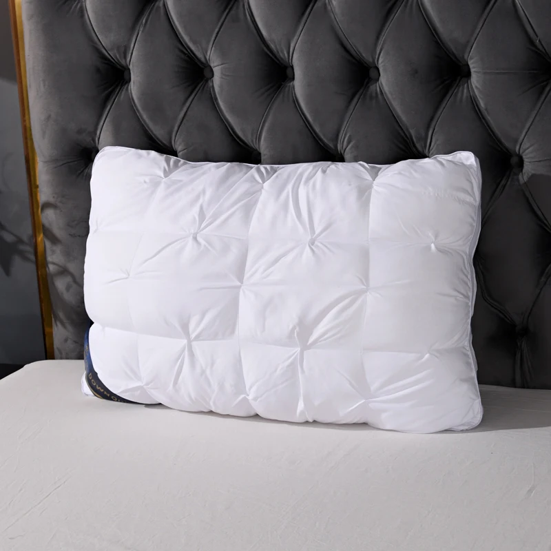1PC  Luxury Pillow for Bed Sleeping, Supportive Breathable Down Alternative Gusseted Pillow for Side Stomach or Back Sleepers