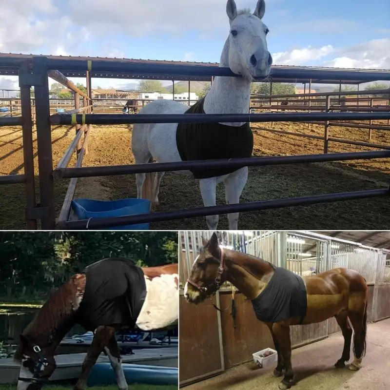 F1FD Protección cuello Caballero Pad, almohadilla los hombros del caballo babero protección del