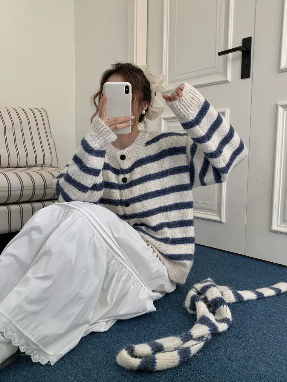 

Женские удлиненные кардиганы розового цвета, весенние, ажурные, из трикотажа в рубчик, с оборками, на шнуровке, на пуговицах, с круглым вырезом, винтажные