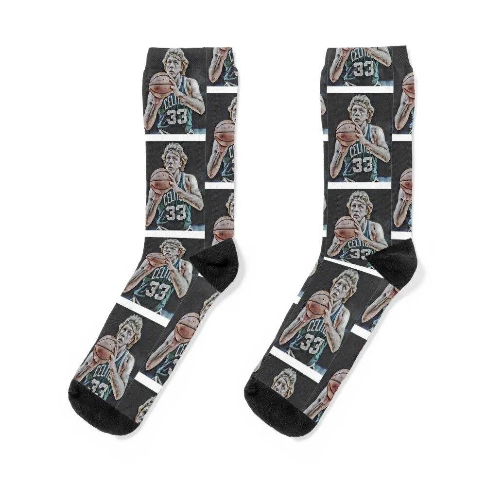 larry bird boston Socks Lots Heating sock gift funny sock Woman Socks Men's