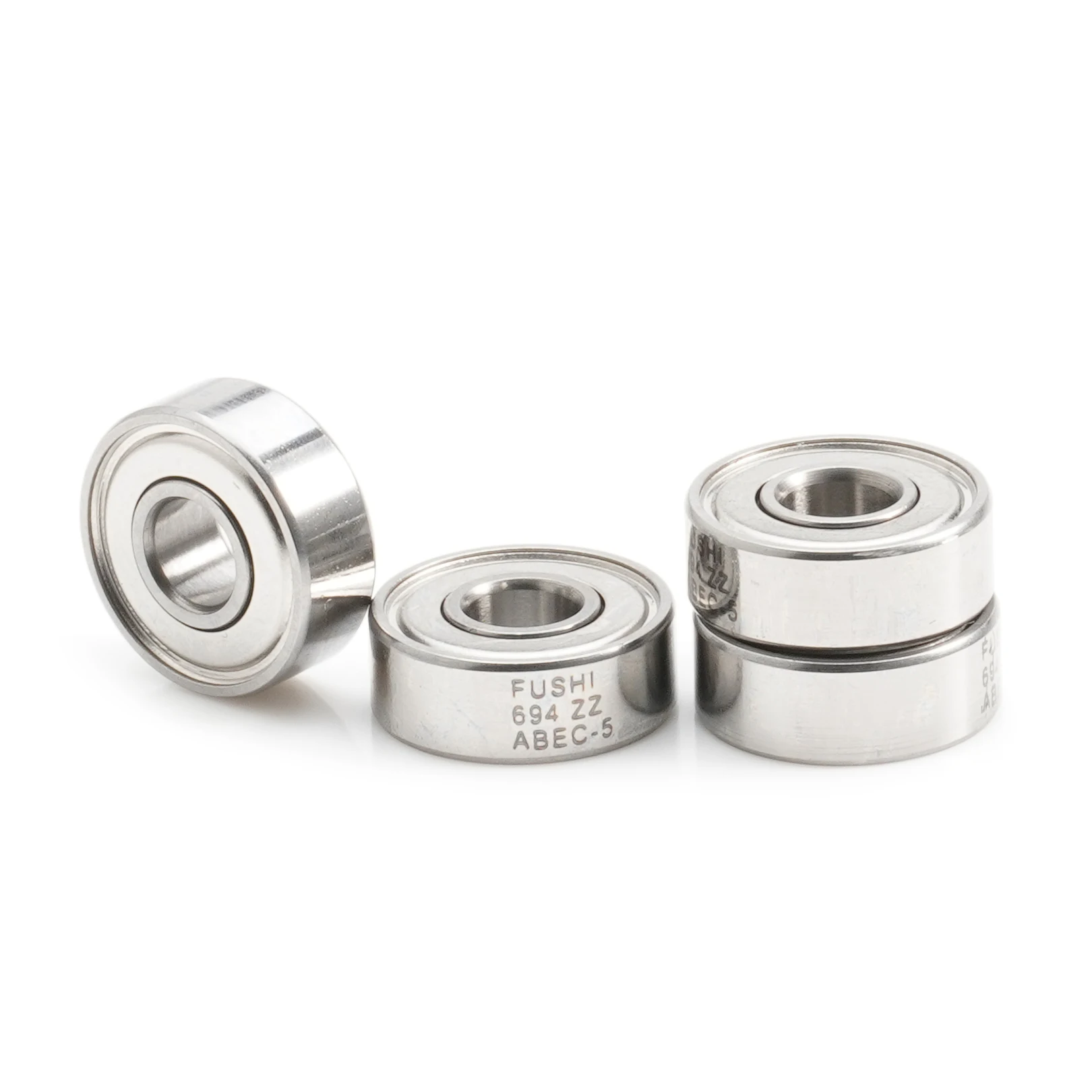FUSHI 694 ZZ Bearing 4x11x4 MM 10Pcs 694ZZ RS 2RS Flange Handpiece Bearings For Strong Industrial Motors High Speed