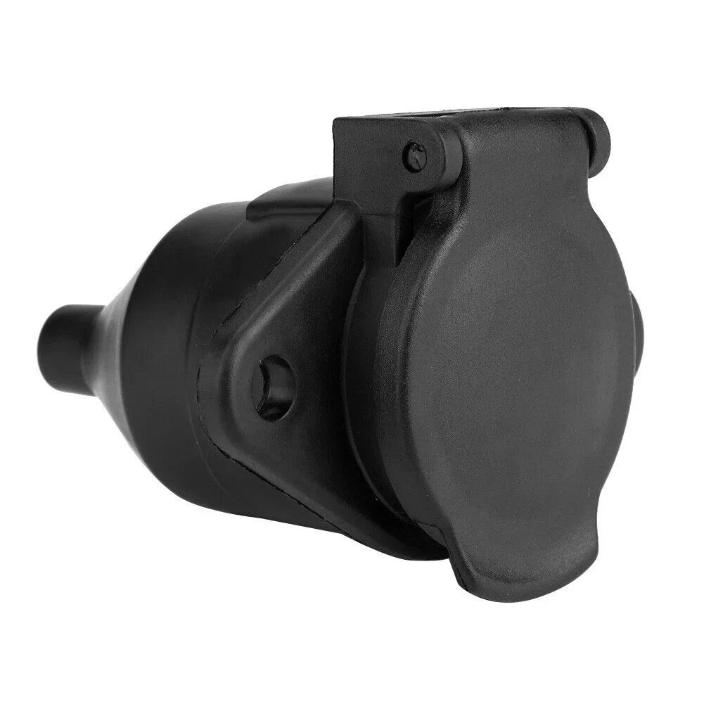 موصل مقطورة الأوروبي القياسي ، قابس RV ، 7 دبوس بلاستيك ، 24 فولت ، مقبس مقطورة سيارة ، جديد #3