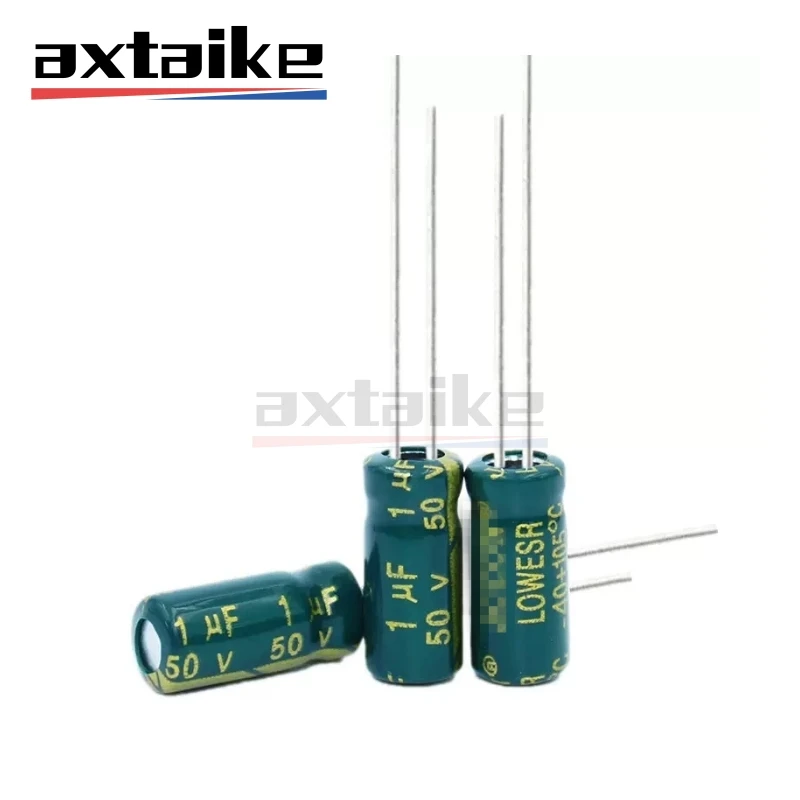 

50PCS 50V 1UF 50V1UF 5*11MM High Frequency Low ESR Aluminum Electrolytic Capacitor