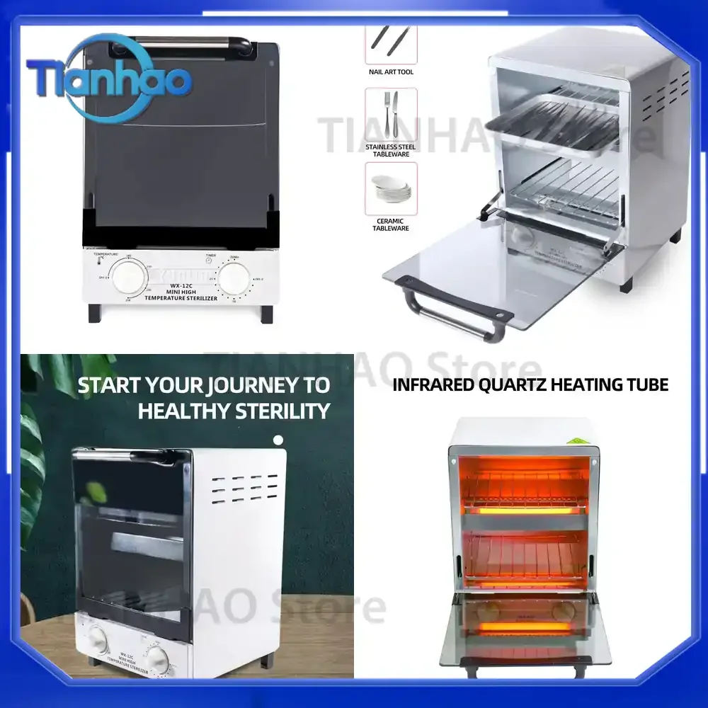 Infrared High Temperature Disinfection Cabinet for Cosmetic Dental Nail Tools and Underwear Stainless Steel Timing