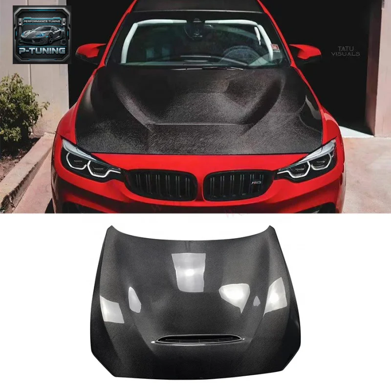 

M2 F87 Front Hood Bonnet GTS Style Carbon Fiber Hood Bonnet for BMW F22 F87 F21 M2 M2C M235i 14-19 Engine Hood