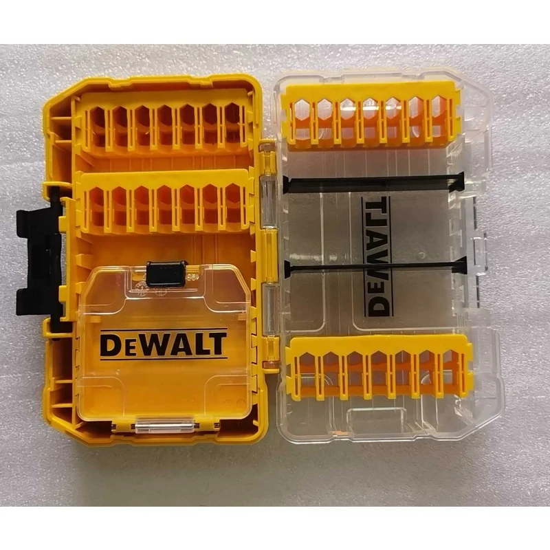 DEWALT Drill Parts Storage Box Bit Holder Baffle Electric Power Tools Accessories Stackable Tough Case Batch Head Divider Shelf