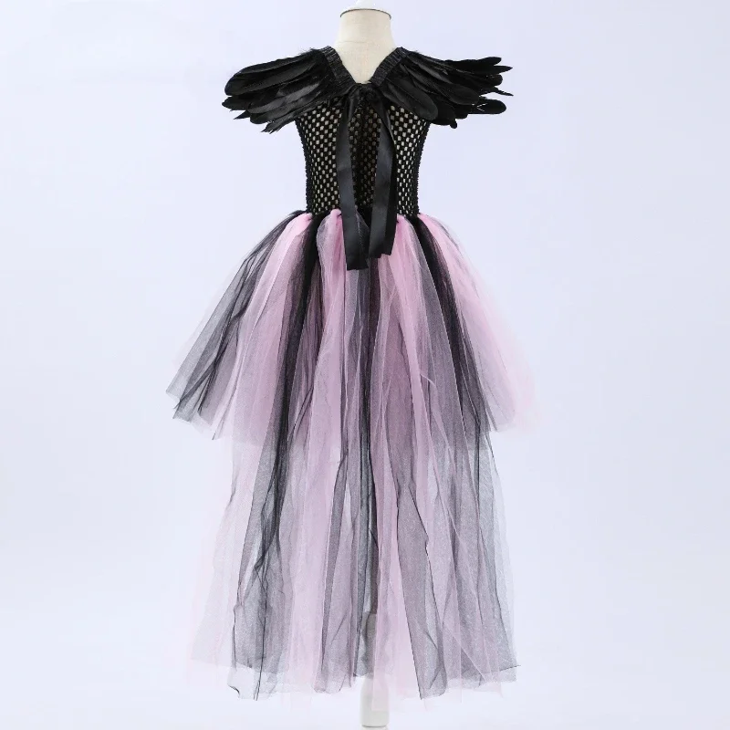 فساتين شبكية للأطفال أزياء عرض مسرحي للمهرجانات ملابس حفلات كلاسيكية للأطفال فستان بناتي منفوش ملابس تنكرية فساتين غير رسمية #5