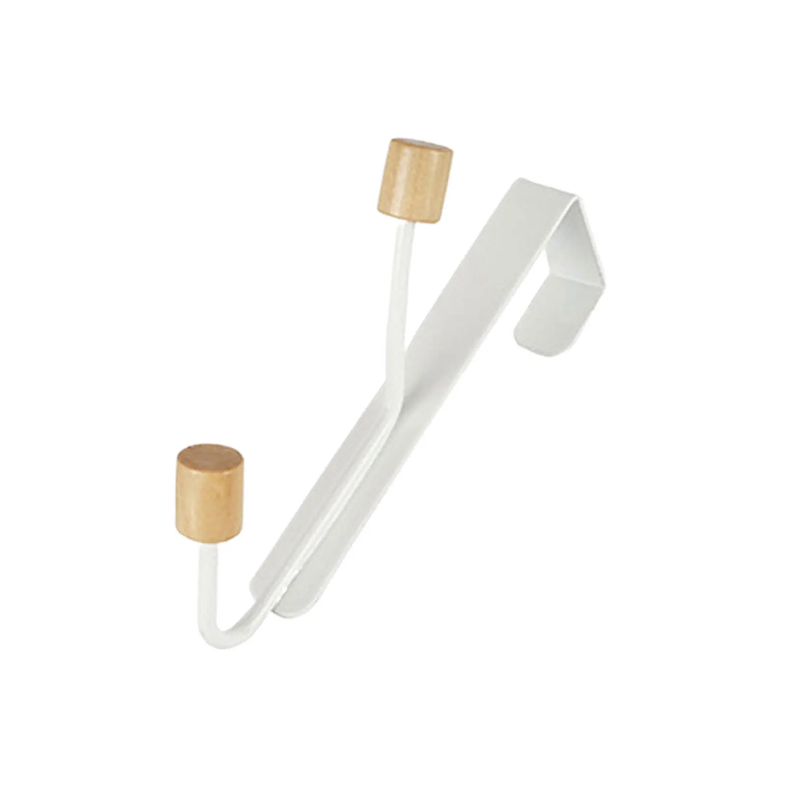 Wall Mounted Iron Hooks Practical Storage Solution Without Pasting Easy To Pend black Ten beads
