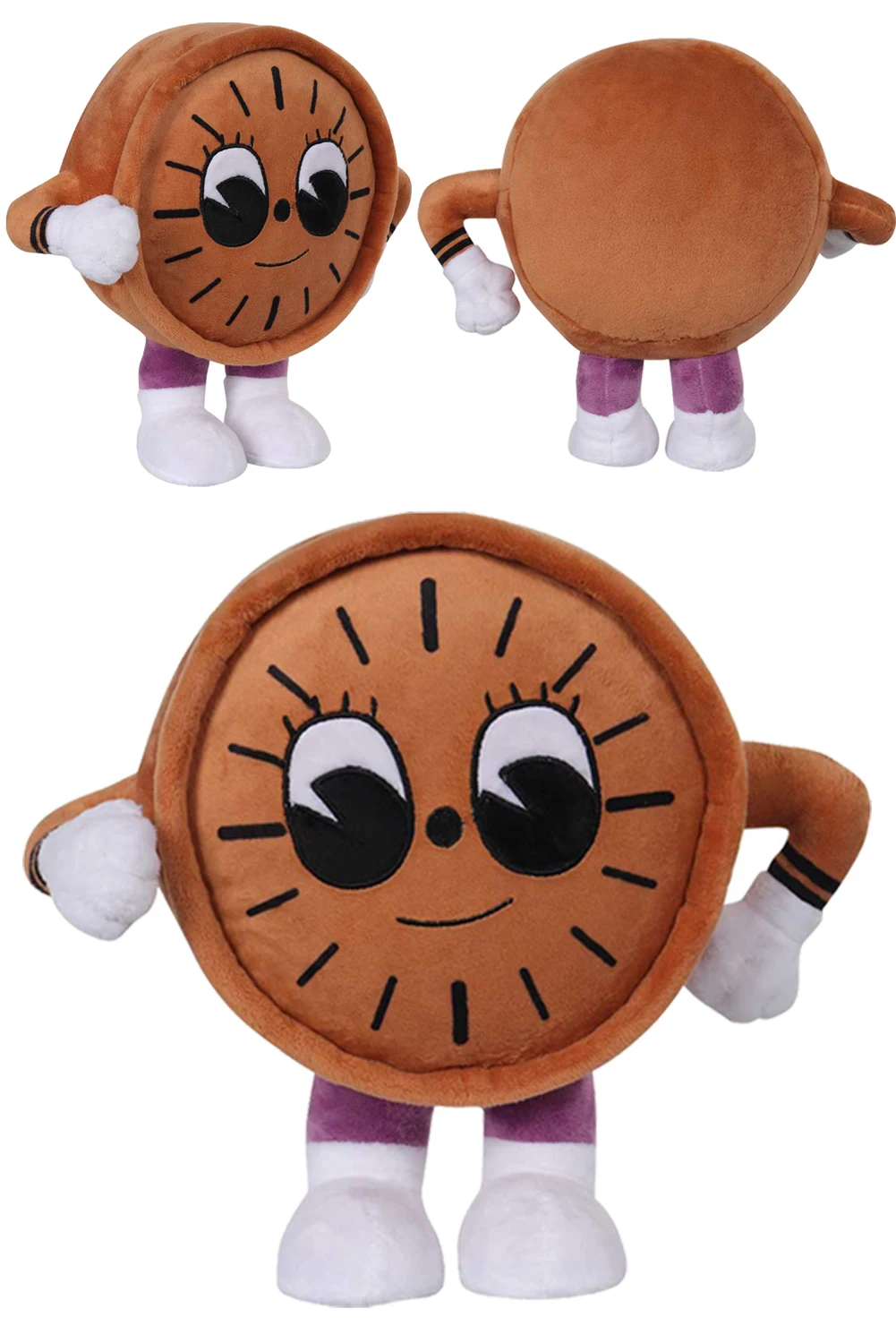 

25CM Cute Clock Plush Stuff Toy Minutes Plush Toys TV Super Villain Cosplay Fantasy Props Costume Accessory Xmas Birthday Gifts