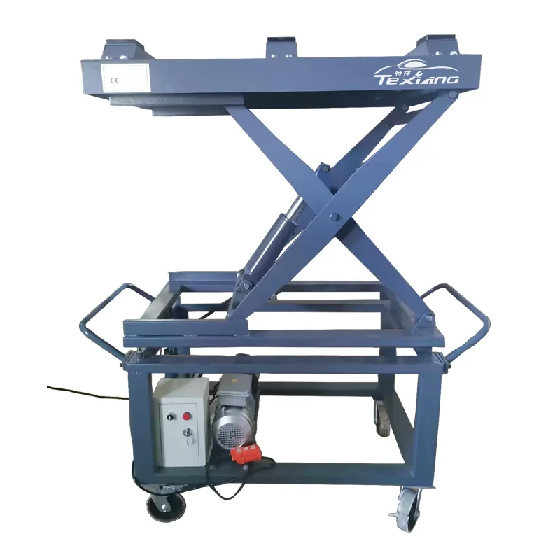 

New energy vehicle battery lift electric vehicle battery package disassembly, assembly and maintenance lifting platform cart tra