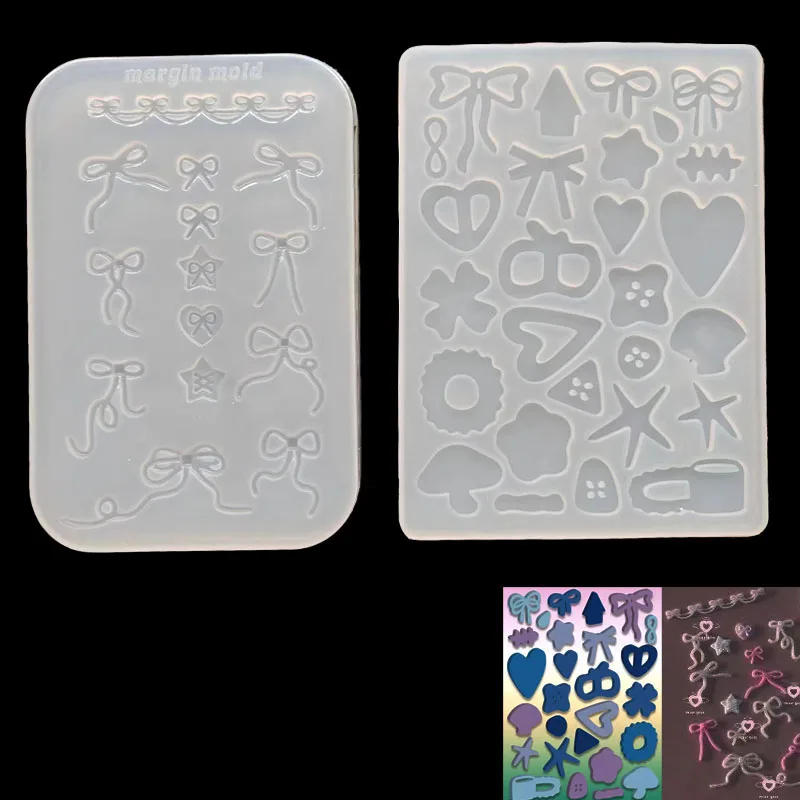 DIY Craft Bowtie Shaped Silicone Epoxy Resin Mold Formy do biżuterii