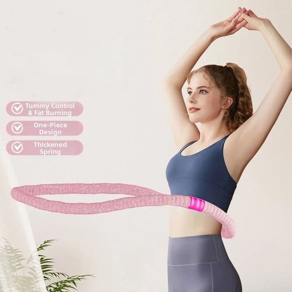 Aro de Ejercicio con Peso para Adelgazar, Silencioso, para Ejercicios Abdominales, Yoga y Tonificación de Abdomen