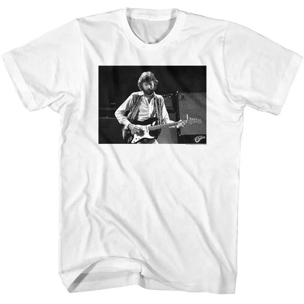 Eric Clapton Rocks Seattle Men'S T Shirt Iconic Rock Guitar Legend