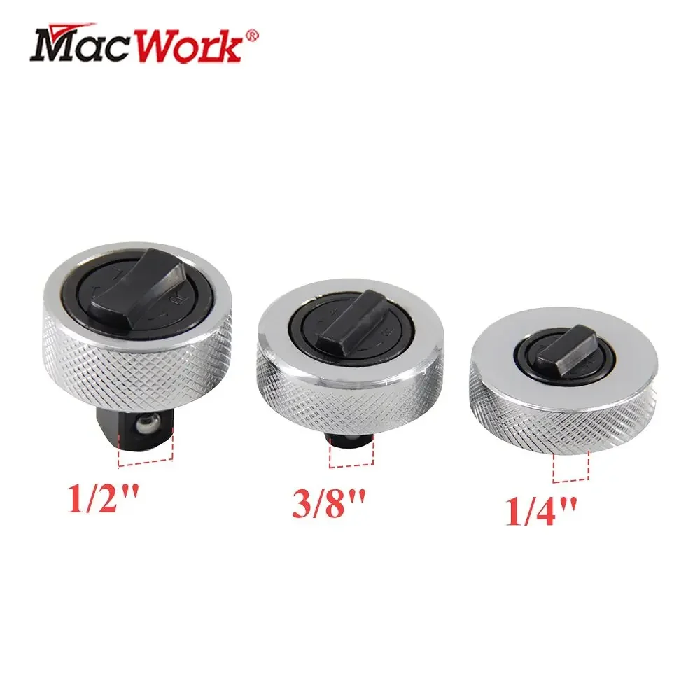 1p Mini Ratchet Socket Wrench 1/4“ 3/8” 1/2” Drive Whole Steel  Ratchet Socket Finger Reversible Ratchet Handle Tool