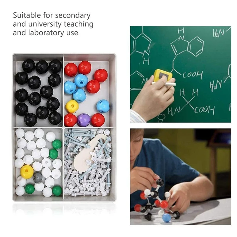 125 Pcs Molecular Model Kit Electron Orbital Model Chemistry Aid Tool For Teachers Students Scientists Chemistry Lesson