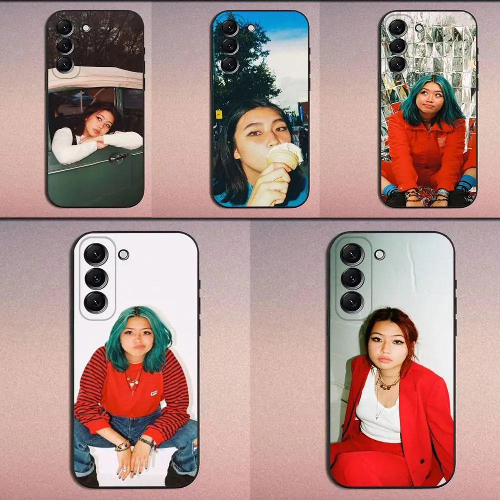 

Singer Beabadoobee Fake It Flower Phone Case For Samsung Galaxy A20,A21s,A22,A31,A32,A52,A53,A72,73,A80 Soft Black Cover