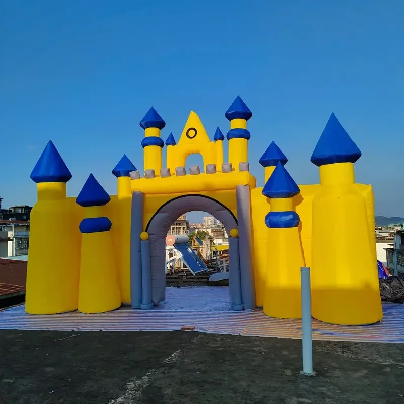 Castle Arch Inflatable For The Amusement Park Fairy Tale Castle Of The Children's Parks Party