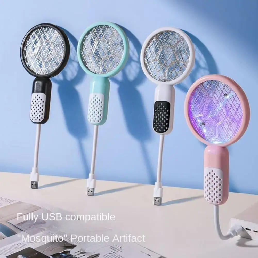Mini USB Mosquito Swatter UV Light Security Net Insect Racket Portable Simple Physical Mosquito Trap Racket Household - Image 5