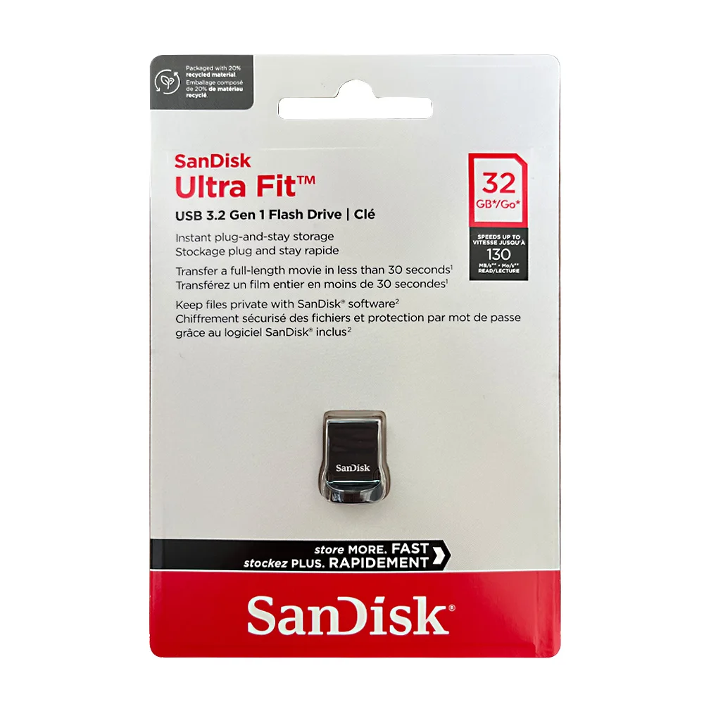 サンディスク-ウルトラ-フィット-usb-32-gen-1-フラッシュドライブ-128gb-256gb-512gb-1tb-読込速度-最大400mb-s-uディスク-32gb-64gb-130mb-s-usbペンドライブ